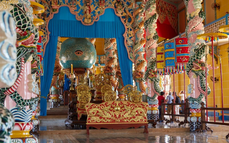 Cao Dai Holy See architecture